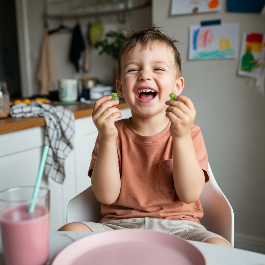 Child thriving at home and school