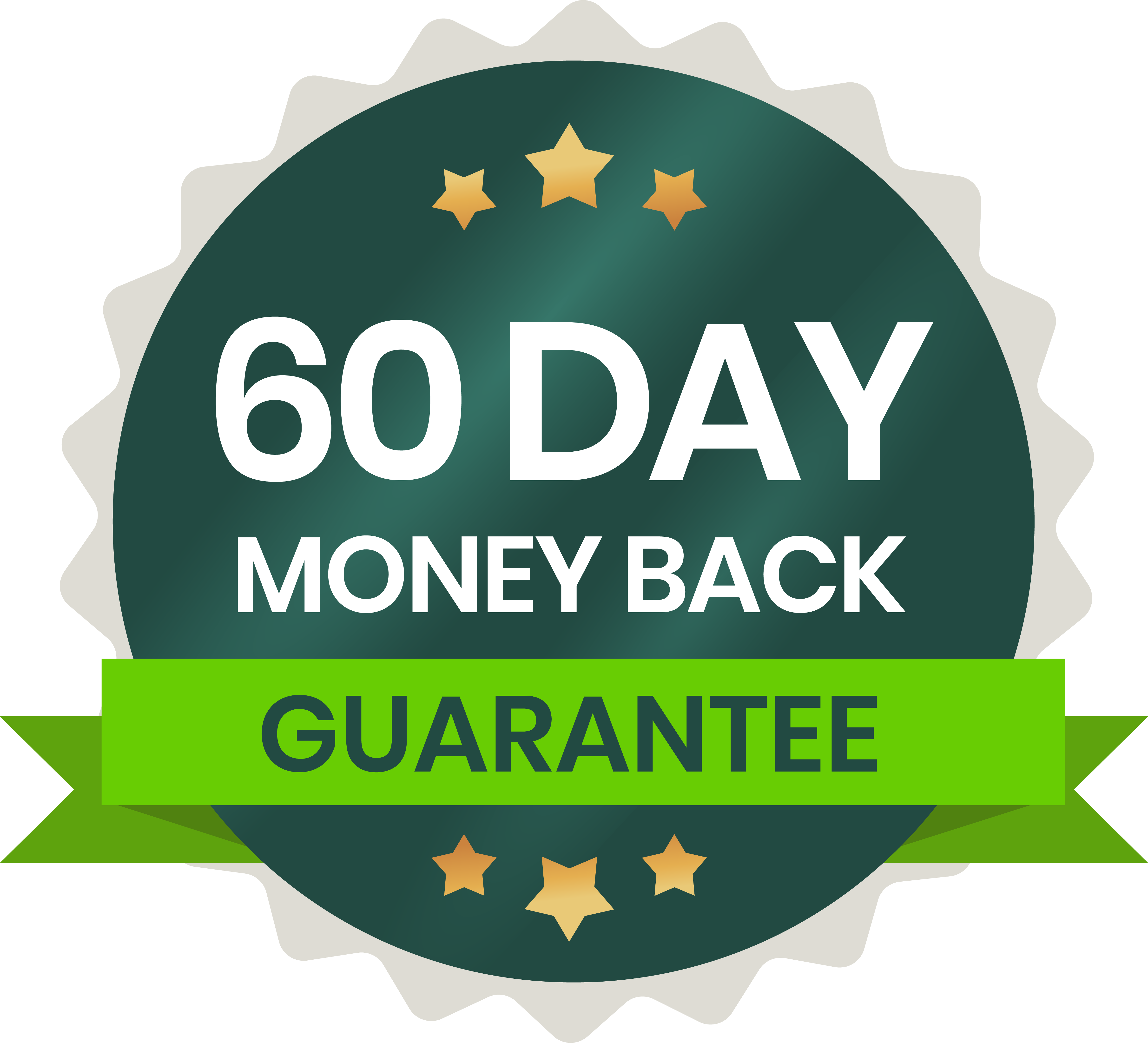 60-day money-back guarantee