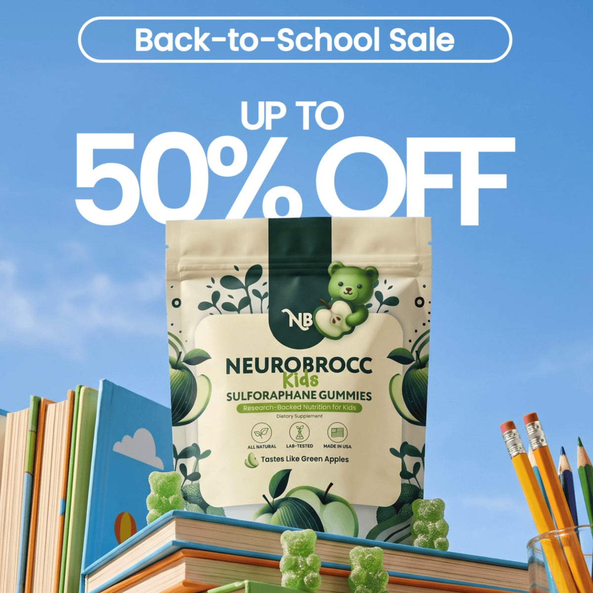 NeuroBrocc Gummies for Kids